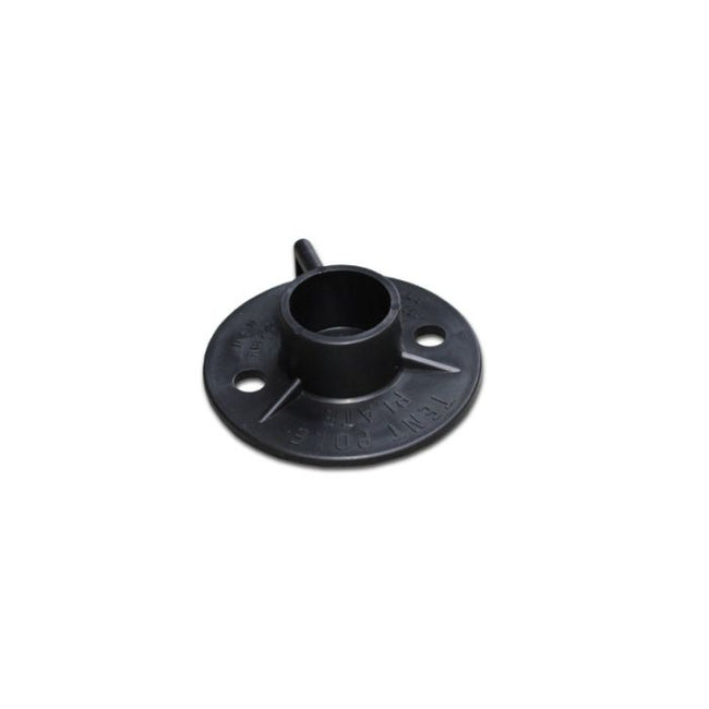 Annex Pole Plate - Black Plastic
