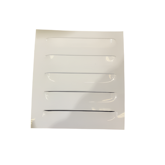 Aluminium Vent 210mm x 190mm - Smooth White
