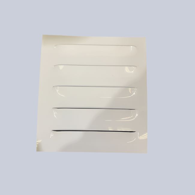 Aluminium Vent 210mm x 190mm - Smooth White