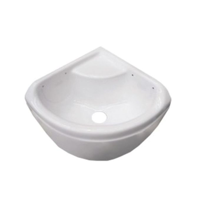 Mini Corner Basin White Plastic - 480x370x265mm