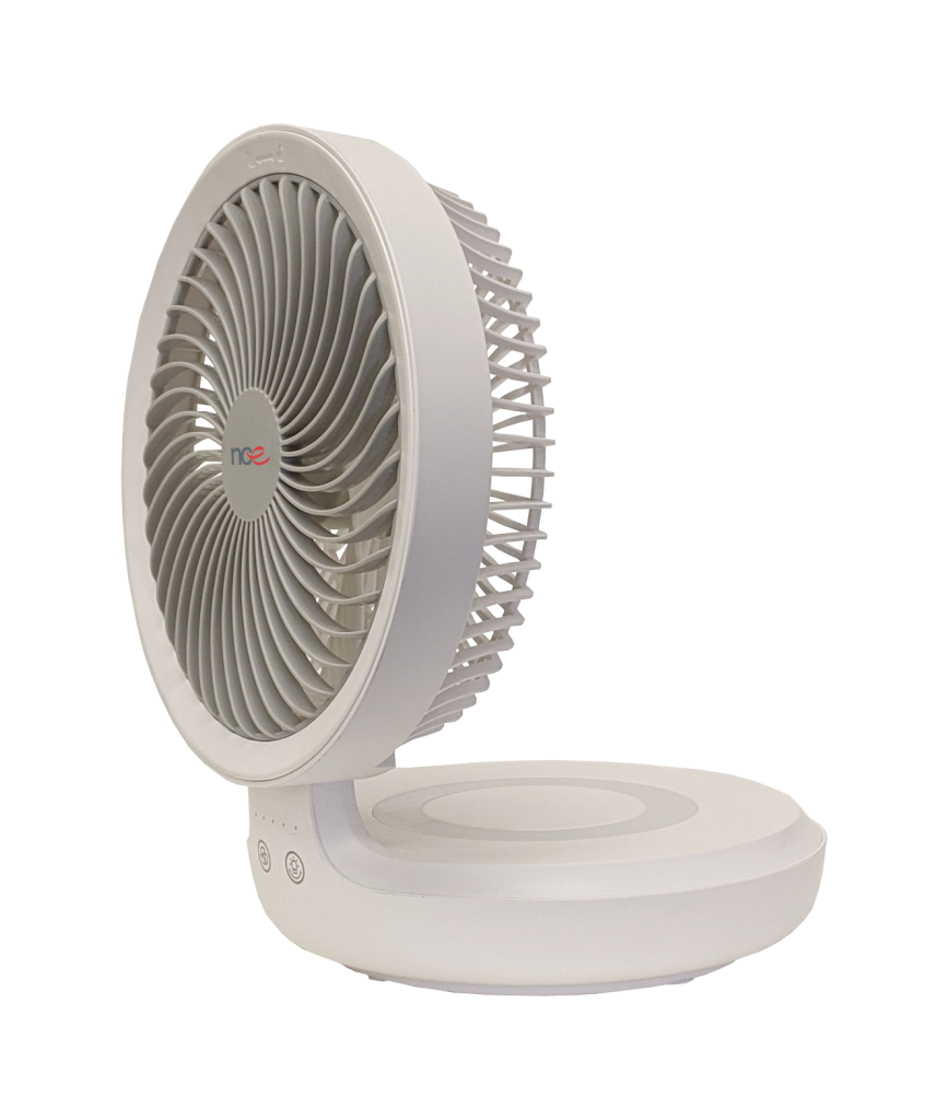 12 Volt Oscillating Fan - White