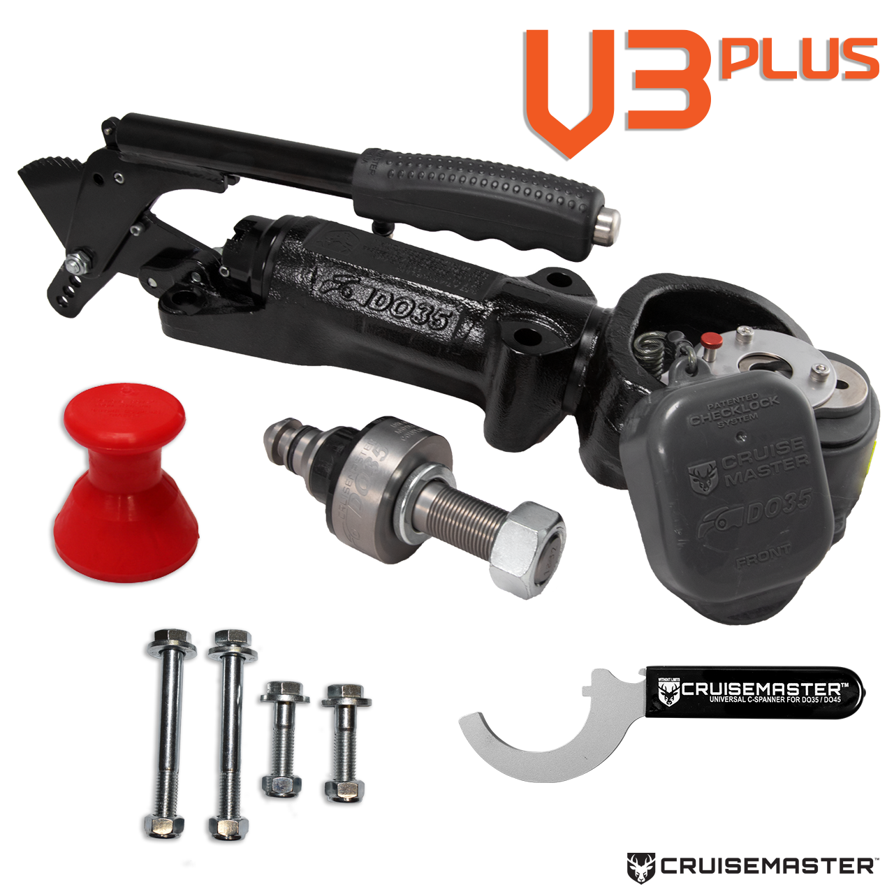 Cruisemaster DO35 V3Plus Coupling Kit with Handbrake - 18D-DO35-V3PLUS-I