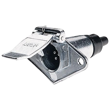 Trailer Connector - 7 Pin Small Metal Socket