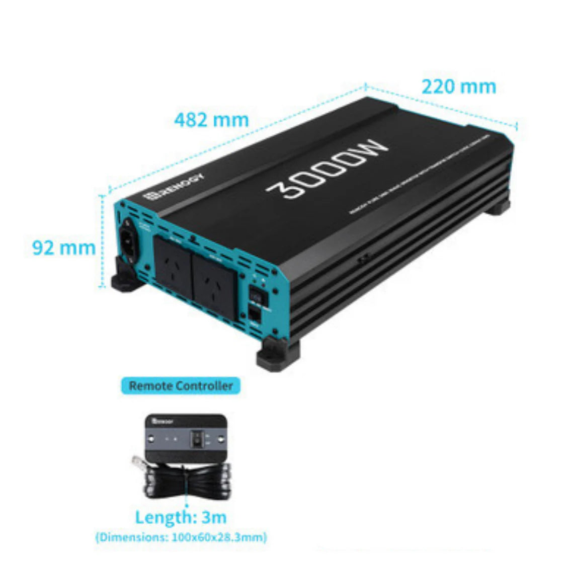 Renogy 3000W Pure Sine Wave Inverter