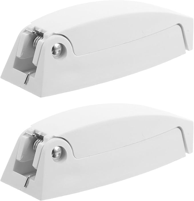 Folding RV Door Holder Clip Latch Hook - White