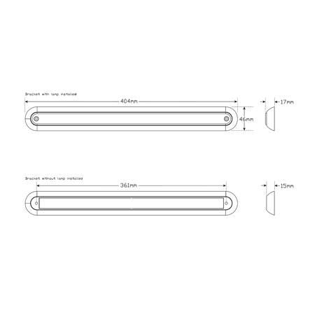 LED Autolamps Stop/Tail Lamp