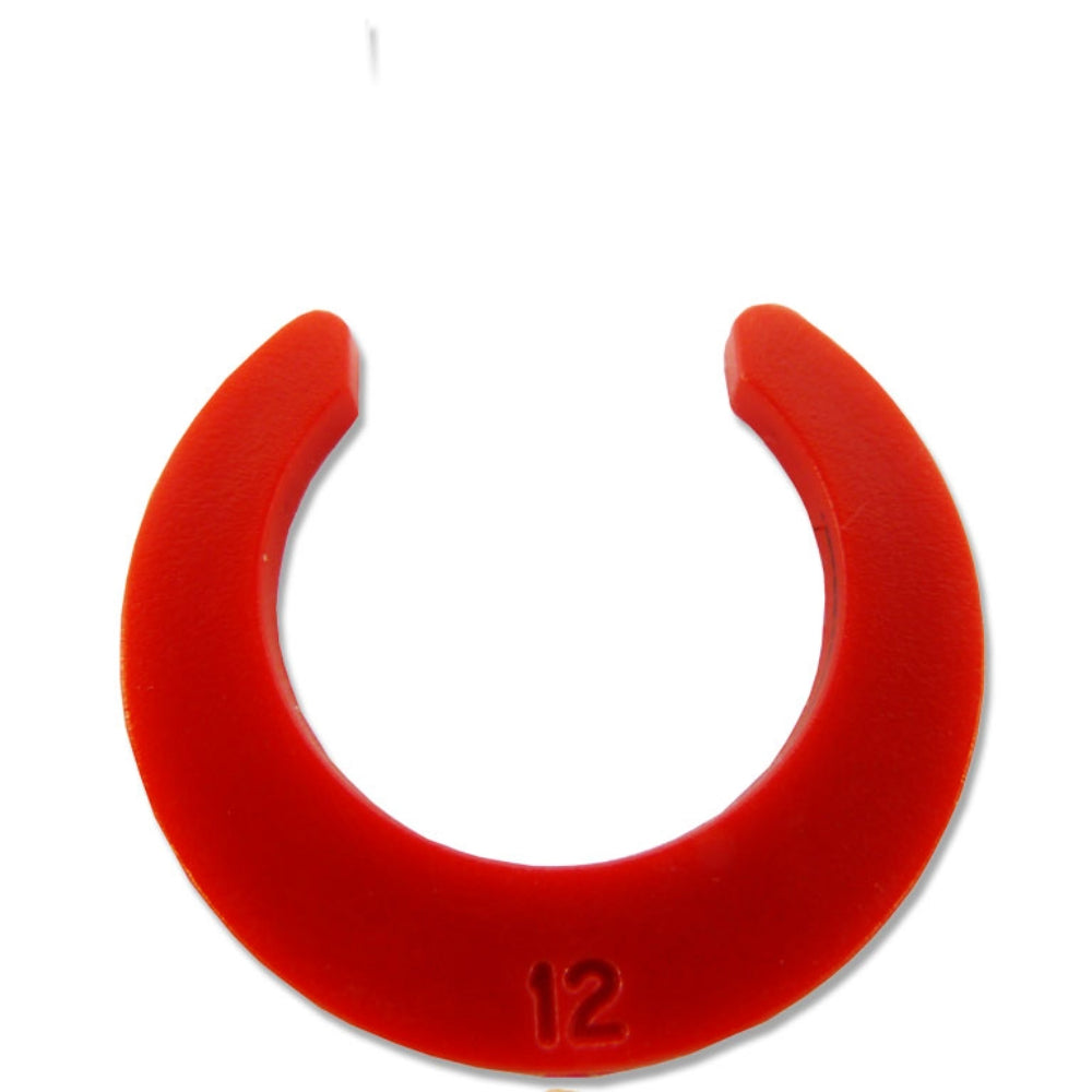 JG 12mm Red Locking Clip (Individual)