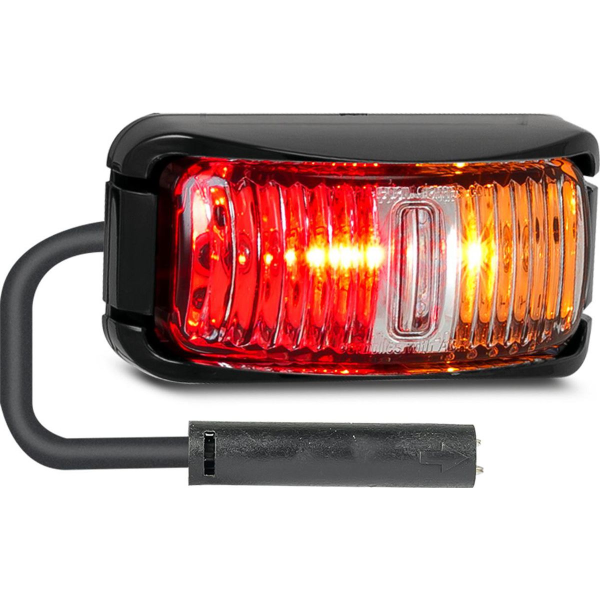LED Autolamps Side Marker With Female 2 Pin Plug