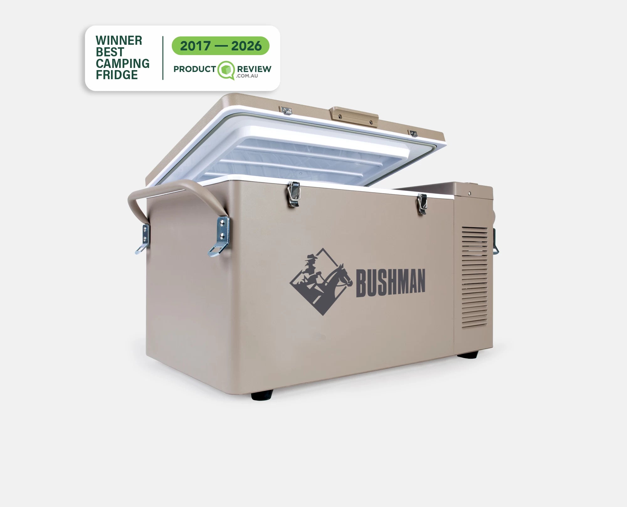 Original Bushman 35L Portable Fridge - Heavy Duty Camping Fridge Freezer Series - 12V / 24V