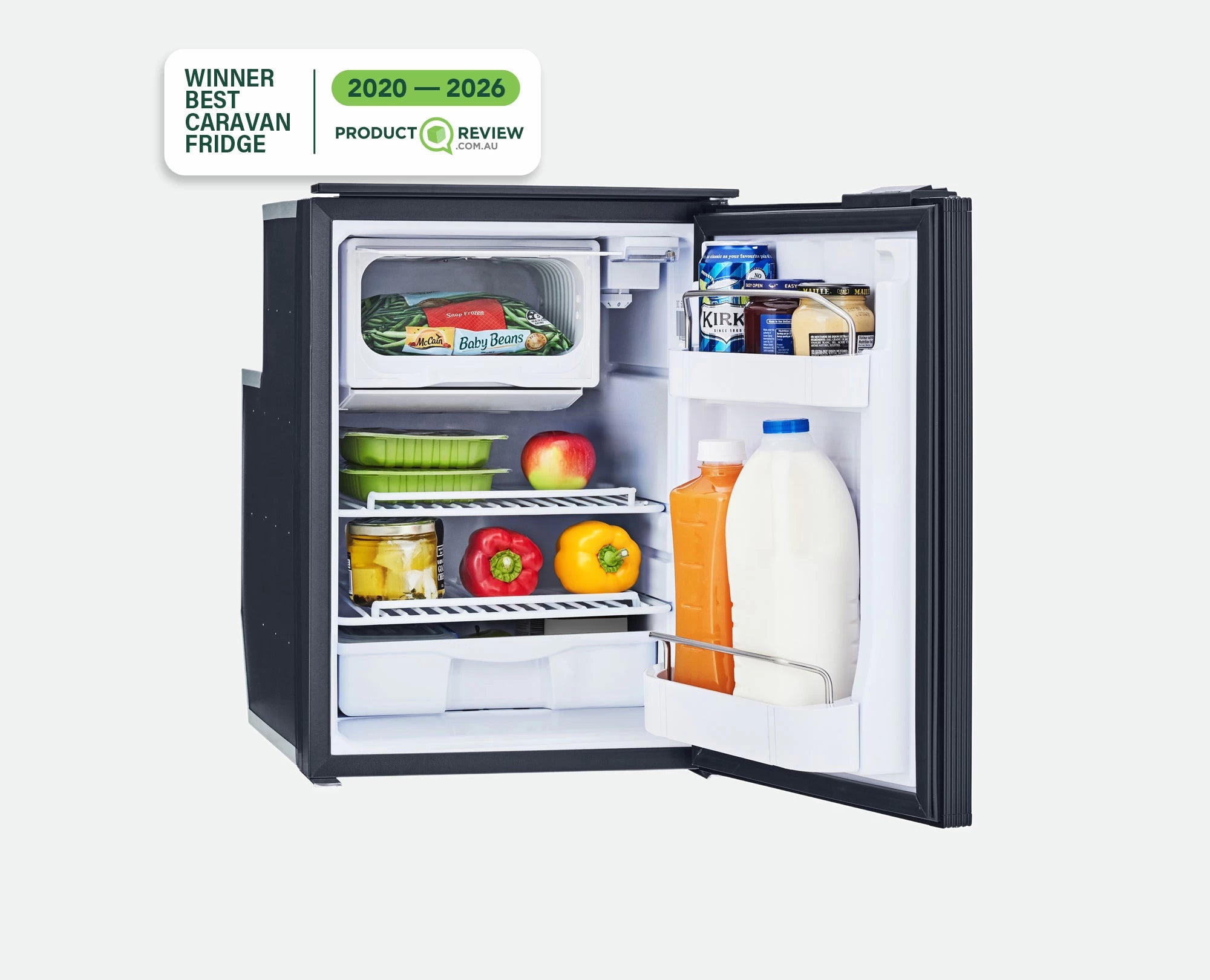 Bushman 65 Litre Caravan Fridge - Heavy Duty Upright Fridge Series 12V/24V