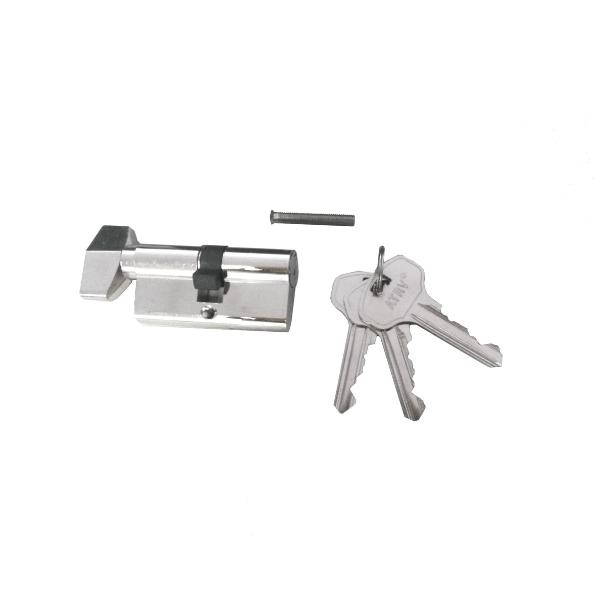 Aussie Traveller Caravan Door Lock Barrel & Key (RHH)
