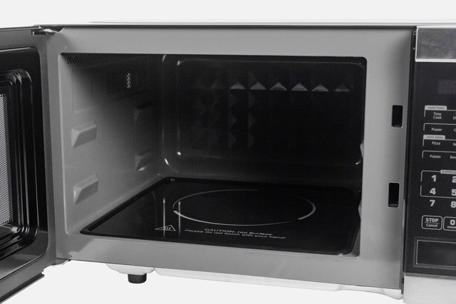 NCE 23L Flatbed Microwave 900W Silver Black