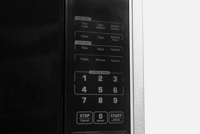 NCE 23L Flatbed Microwave 900W Silver Black