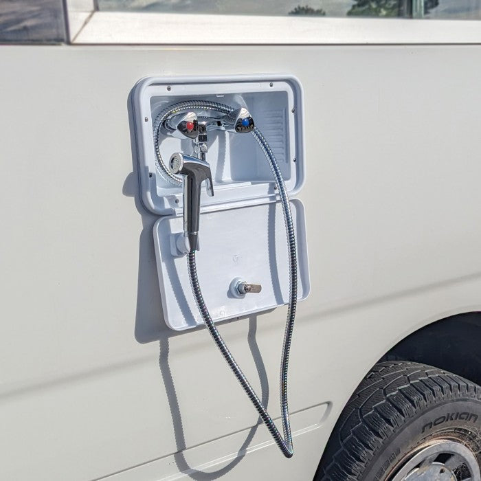 External Shower Box Watermarked White