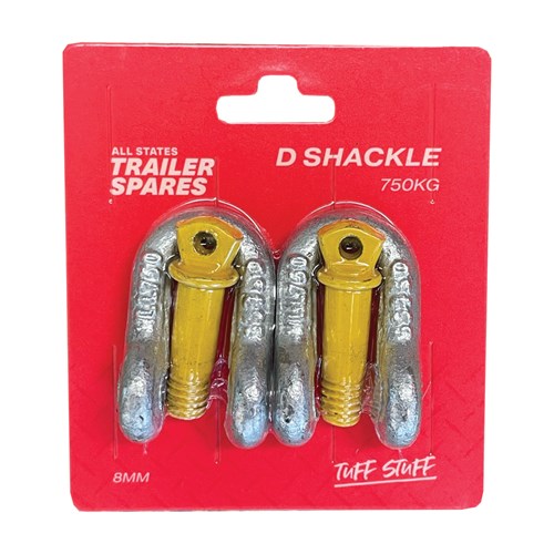 D Shackle - 10mm (2 per pack)