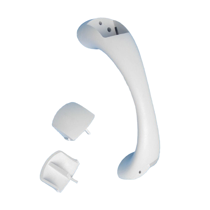 White Plastic Grab Handle