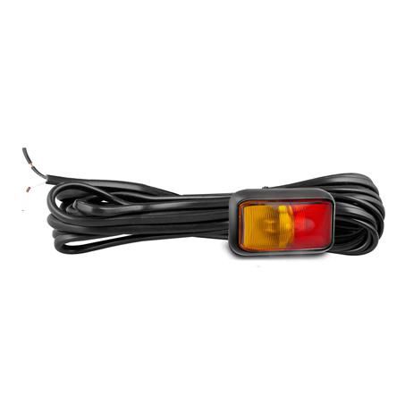 LED Autolamps 10/30V Side Marker Red Amber (58ARM)