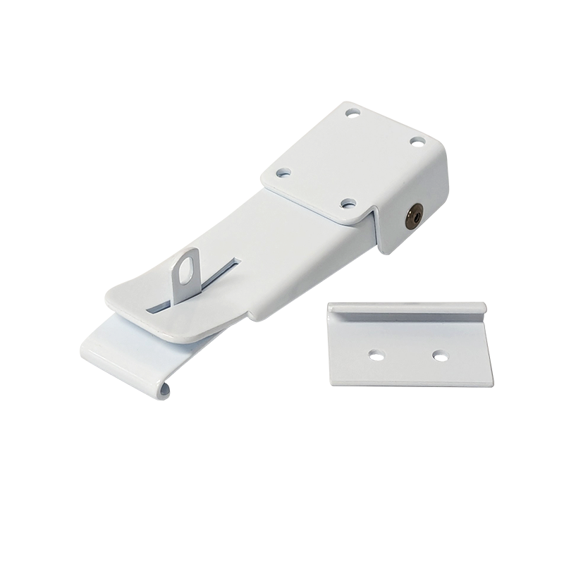 Lockable Roof Clamp with J Hook for Pop-Top (White)
