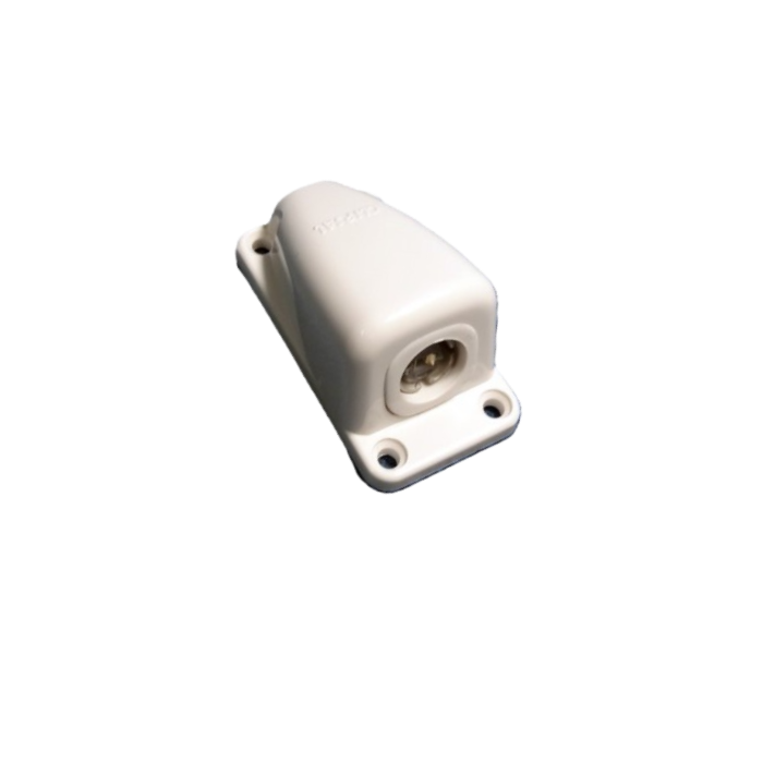 Coaxial Angle Socket - 75 OHM Surface Mount (White)