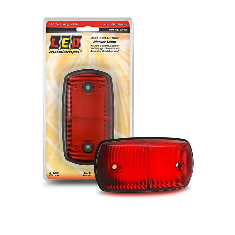 LED Rear End Outline Marker Lamp -120x64x22mm
