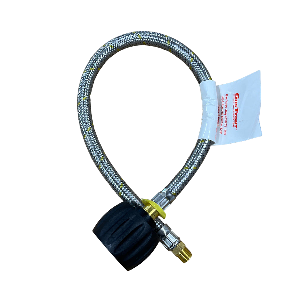 Type F LCC27 X 1/4 Inv.Flare Flexible Pigtail 600mm Long
