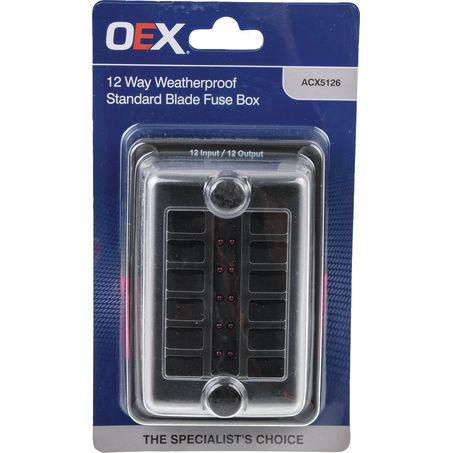 12 Way Weatherproof Fuse Box