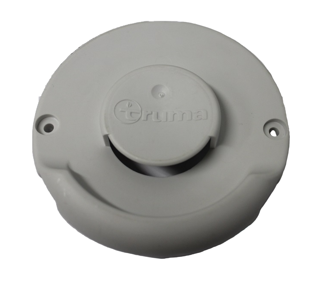 Gray Ruma valve on a white background