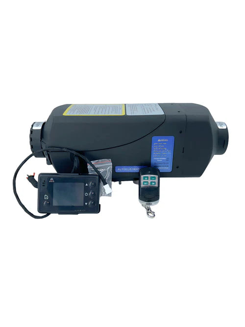 2KW Diesel Heater Kit with Stainless Steel Tank - Black Checker Plate Tank Cover (Price is for Kit Only)