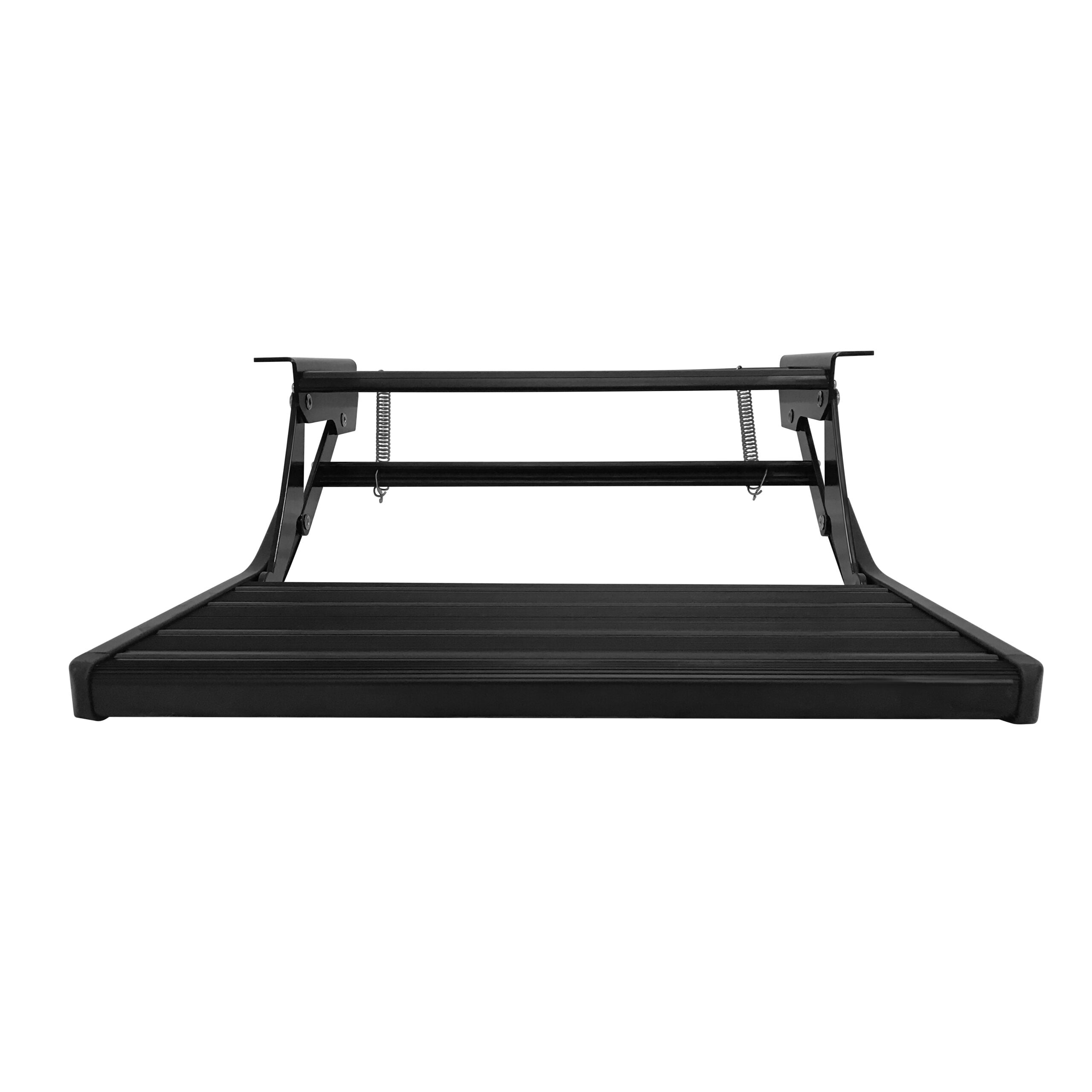 XL Black Single Manual Bolt on Caravan RV Step
