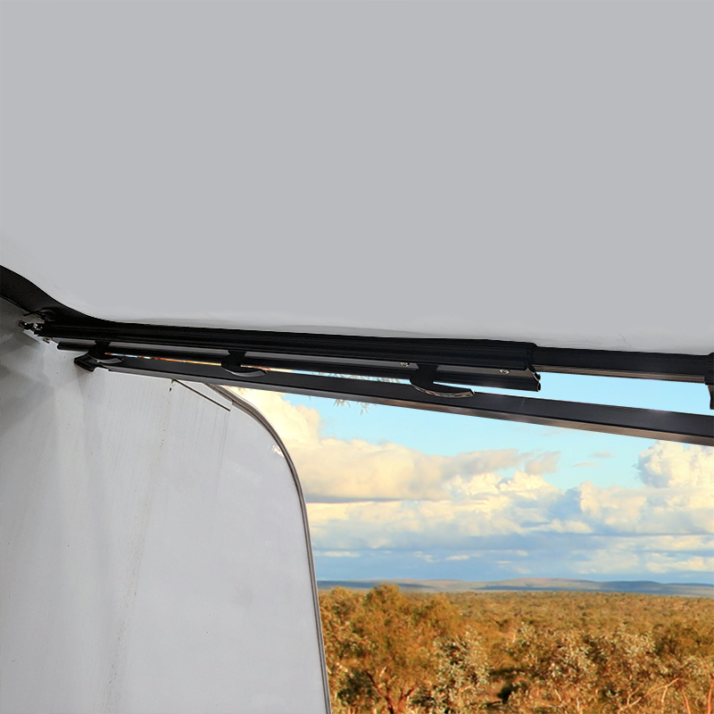 Coast RV Awning Flap Eliminator Kit - Medium Black (220 to 230cm)