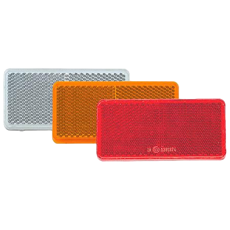 Narva Clear Retro Reflector 94 x 44mm with adhesive (84050BL)