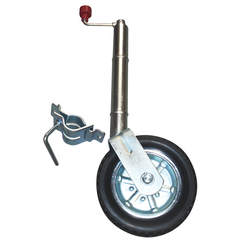Alko 10" Solid Tyre Jockey Wheel with Clamp