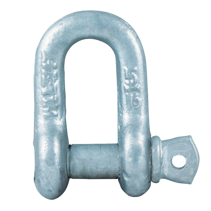 Dee Shackle Galvanised 8mm - Rated to 0.75 Tonne
