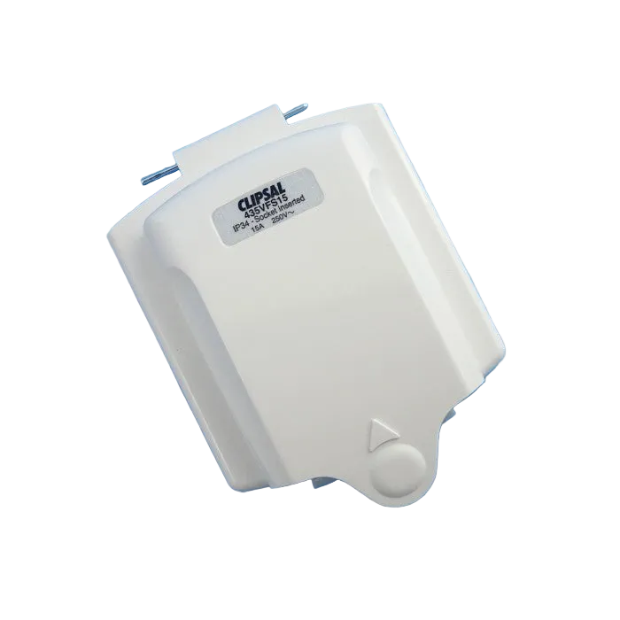 Clipsal Flap T/S New Style Inlet White
