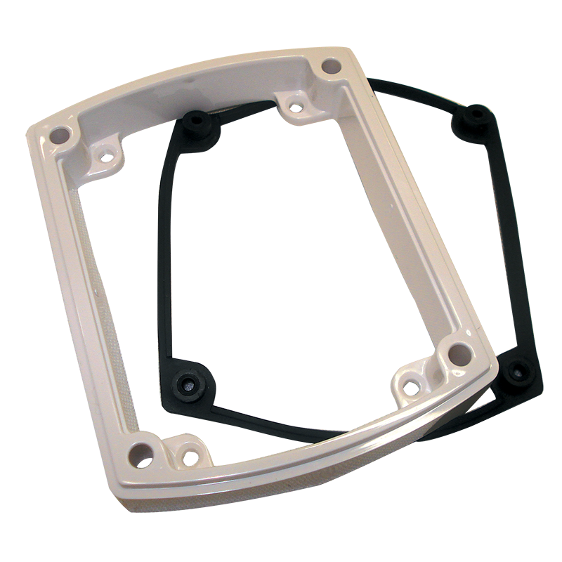 Clipsal Mounting Flange T/S New Style Inlet/Outlet (White)