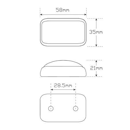 LED autolamps Side Direction Indicator
