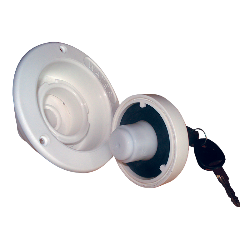 Water Filler White Lockable W/25mm Outlet. 91062528