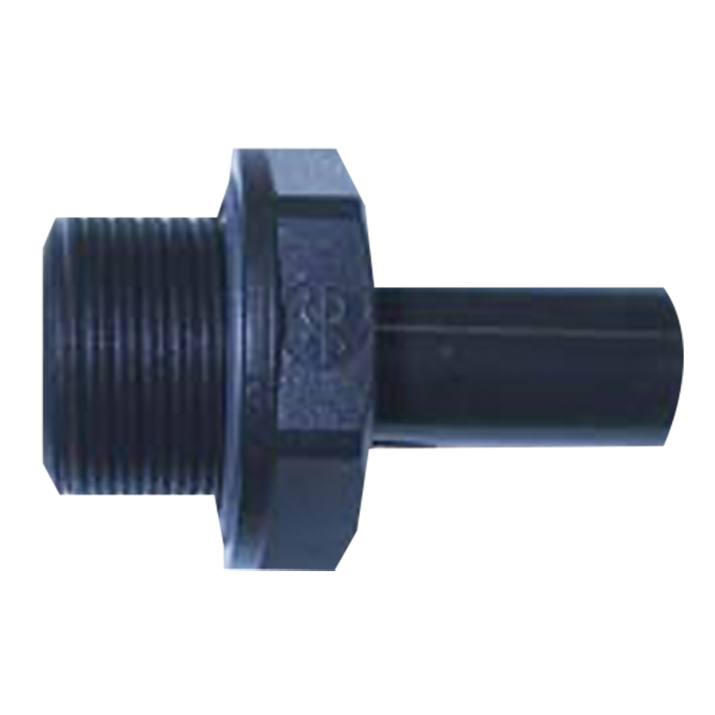JG Plastic 12mm x 1/2 BSP Straight Male Stem Adapter