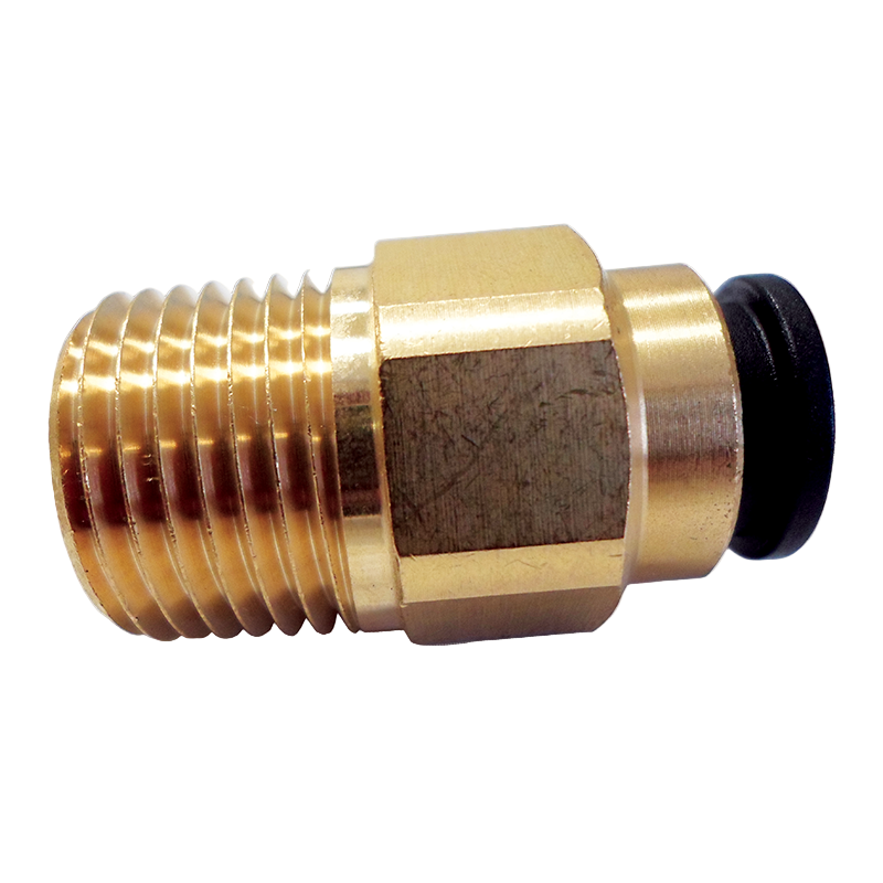 JG Brass Straight 12mm x 1/2" NPT STR Adaptor. NC2726