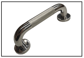 Razor RV Caravan Grab Handle - Knurled Stainless Steel GB302G - 200mm