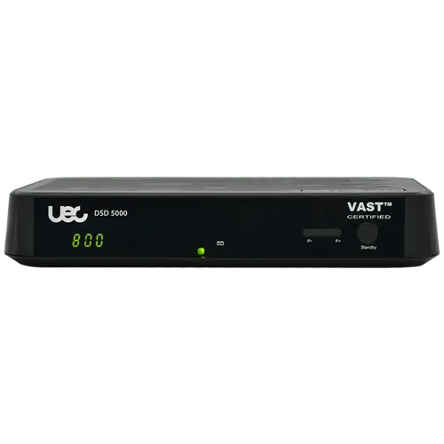UEC VAST DSD 5000 Dual Tuner PVR 12V/240V Satellite Receiver (Decoder). SKU-1090A