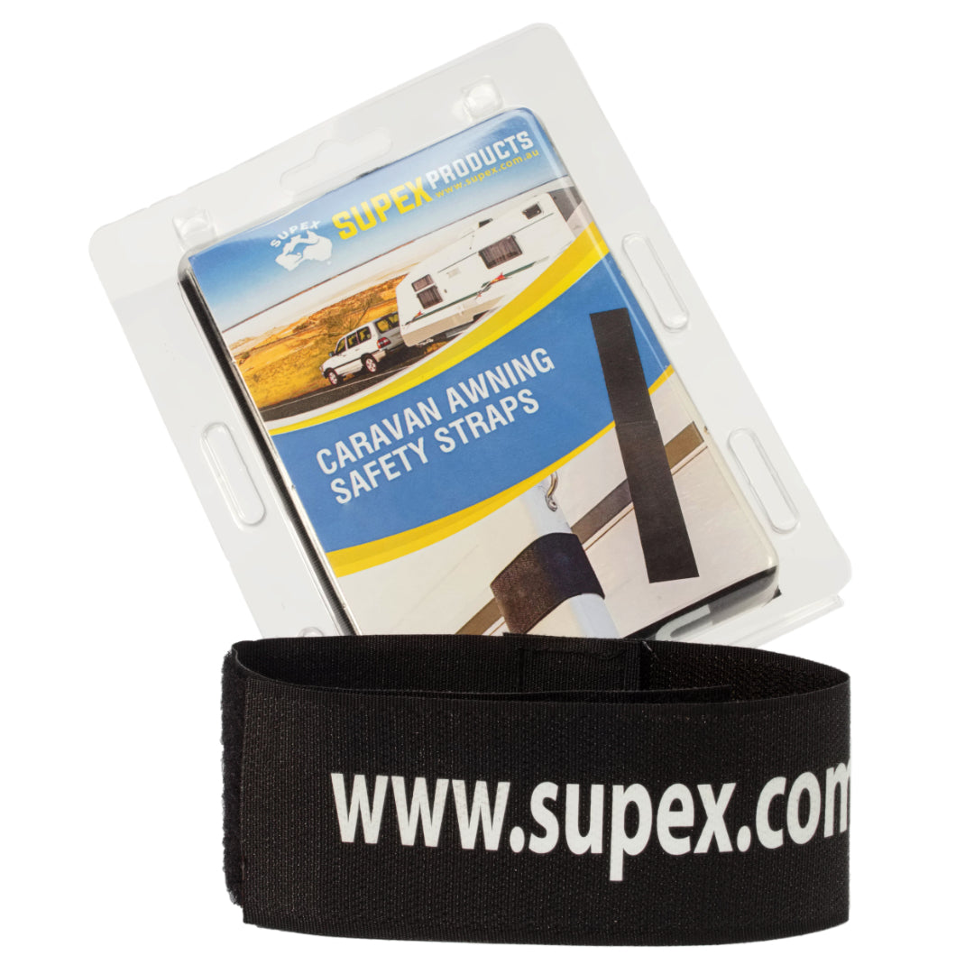 Caravan awning safety straps - 2 pack