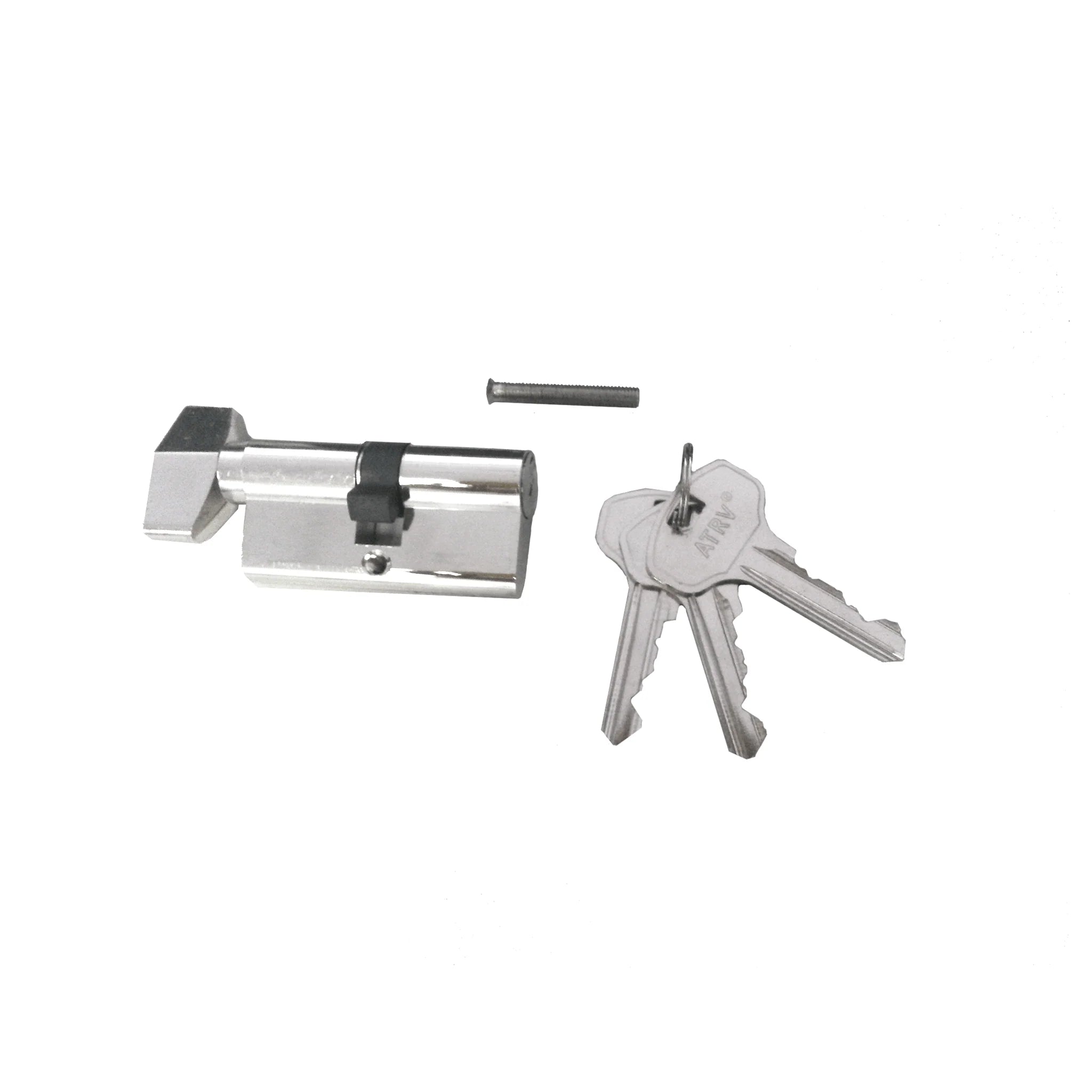 Aussie Traveller Caravan Door Lock Barrel & Key (LHH)