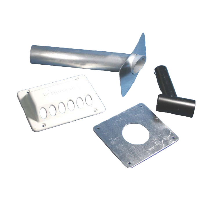 Dometic White Flue Kit+T-Piece. 3776