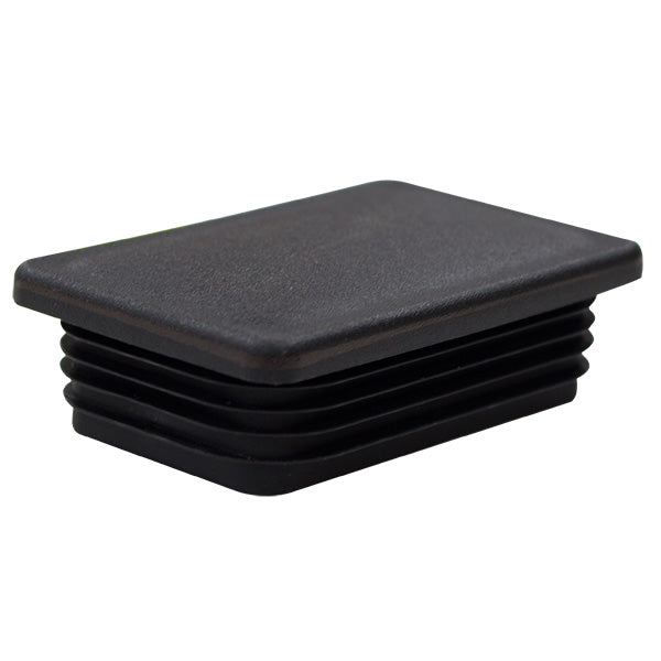 Plastic End Cap to suit 75mm x 50mm black