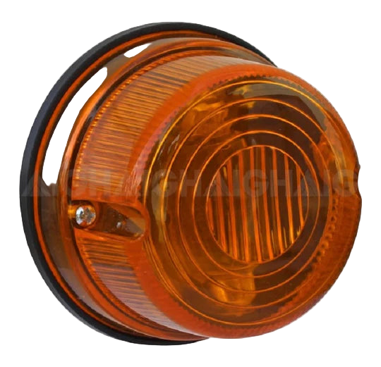Trailer Lamp Amber Indicator Lens Only - 12V