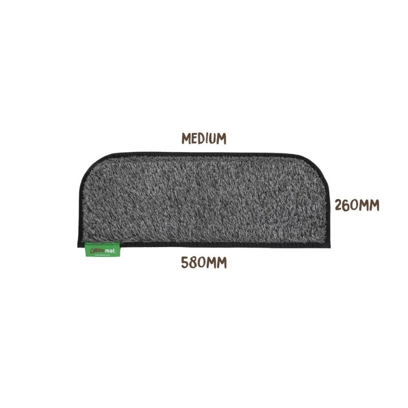 MUK mat Rounded Caravan Step - Dark Grey (Medium)