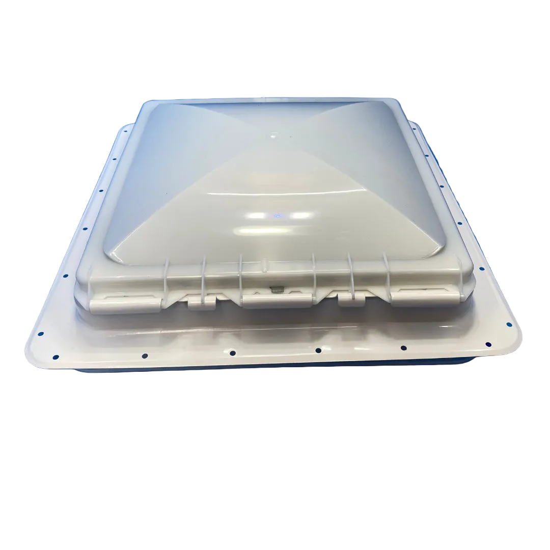 Jensen Caravan Hatch 14"x14" Wind Up Translucent Lid with Flyscreen (no fan)