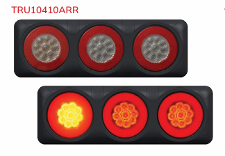 Truvision 4 Inch Triple Combination (Red) Glow Tail /Stop / DI 10-30V