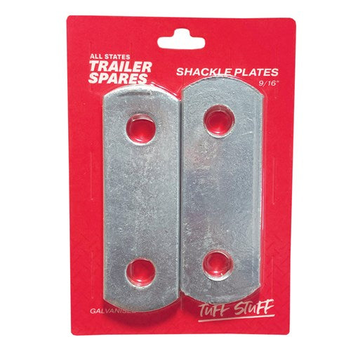 Shackle Plates 9/16" Galvanised (2 per pack)